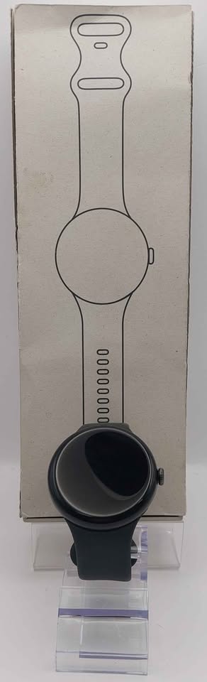 Google pixel watch 3 45mm matte black with strap Boxed & Charger
