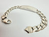 925 Silver Curb I.D Bracelet 9"