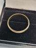9ct Yellow Gold Band Ring - Size T - 3.2g