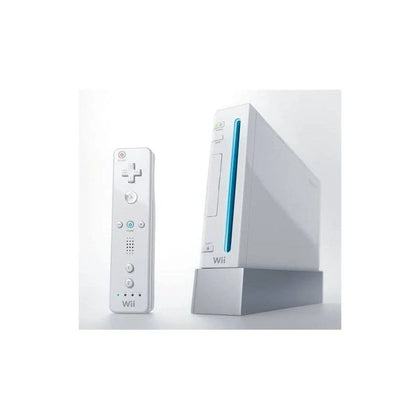 Wii Console, White, 2 remote, 2 nunchuk