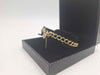 Vintage 9ct Yellow Gold Ladies Curb Bracelet With Heart Clasp - 7.5" Long - 7.61 Grams
