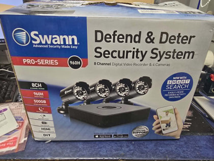 swann pro series 960h 8 channel 4 camera security system