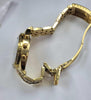 ASTON GERARD  BEAUTIFUL 18K GOLD PLATED DIAMOND MENS WATCH,