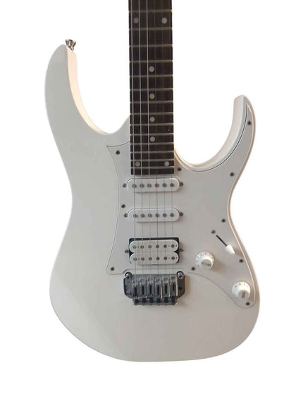 Ibanez GRG140-WH Electric Solid Body Guitar, White, (No Carrycase Included)