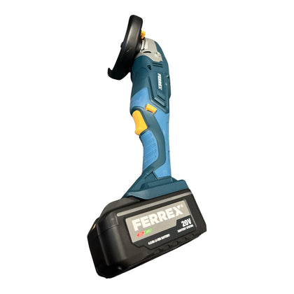 Ferrex Angle Grinder And Battery Boxed