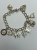 SILVER 925 CHARM BRACELET 34.3 GRAMS