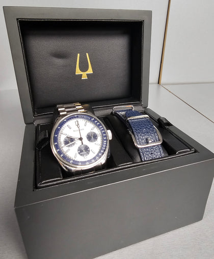 Bulova Chronograph 'Lunar Pilot' Men's Watch 98K112 ** Boxed **