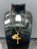 9ct Gold Chain and Cross, 3.06g