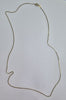 9ct gold 18" thin chain