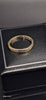 9ct Yellow Gold Ladies Ring With 0.1ct Diamomd Stones - 1.18 Grams - Size J