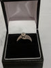 9ct White Gold & Diamond Ring - Size M - 3.06G