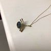 9ct chain with 14ct gold pendant