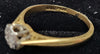 18CT - Yellow Gold Ring With Platinum Mount - 2.13g - J