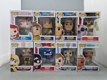 Disney POP Figures Job Lot - 8 Pops.