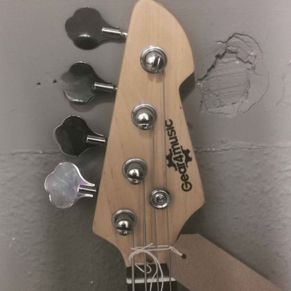 Gear4Music Black Bass Guitar