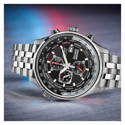 Citizen Eco-Drive Red Arrows Edition Black Dial Bracelet Watch