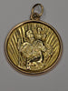 9ct gold st Christopher pendant
