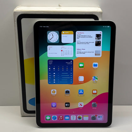 Apple iPad 10th Generation Model A2696 64GB WiFi in Silver Boxed