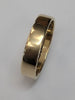 9ct yellow gold wedding ring size L 1/2