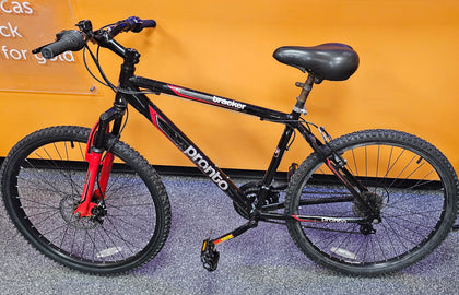 Pronto 26 Inch Mountain Bike with 21 Speeds & Alloy Frame Black **Collection Only**.