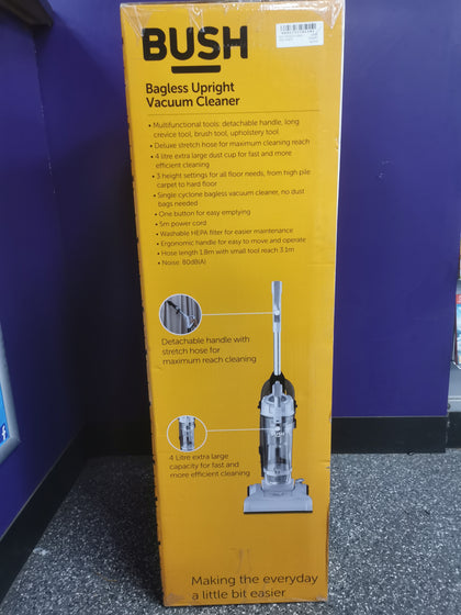 Bush Multi Cyclonic Bagless Corded Upright Vacuum Cleaner, Model: VUS34AE2O, Boxed and Never Used