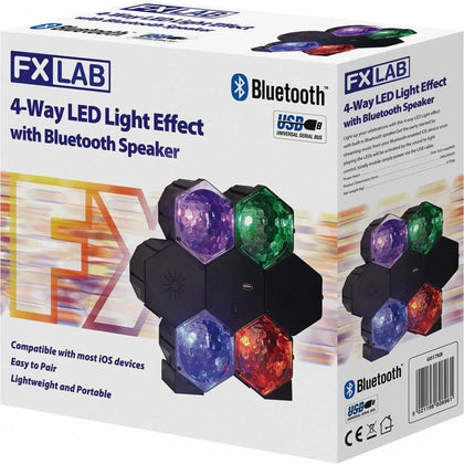 COLLECTION ONLY FXLAB 4 Way Light with Bluetooth Speaker Boxed