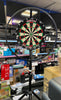 Dart board stand and light