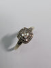 9ct Gold Diamond Cluster Ring - Size O