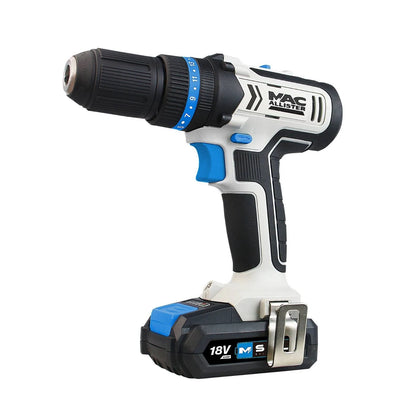 *Collection Only* Mac Allister Li-Ion Brushed Cordless Combi Drill Mcd18-Li-2