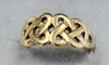 9ct Gold Celtic Knot Ring Size "O"