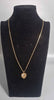 9CT Gold Chain 3G 375 18" Length With 1G Pendant Heart