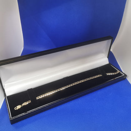 3.7g 9ct Hallmarked Yellow Gold Bracelet - 8
