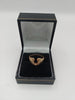 9k Gold horse shoe Ring Size P 2.6G weight Hallmarked(375)&Tested