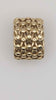 9ct thick Yellow Gold ring 21.4g size u