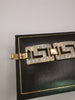 9K Gold Bracelet with Stones Hallmarked(375) and Tested 53.2G in weight 8" Length