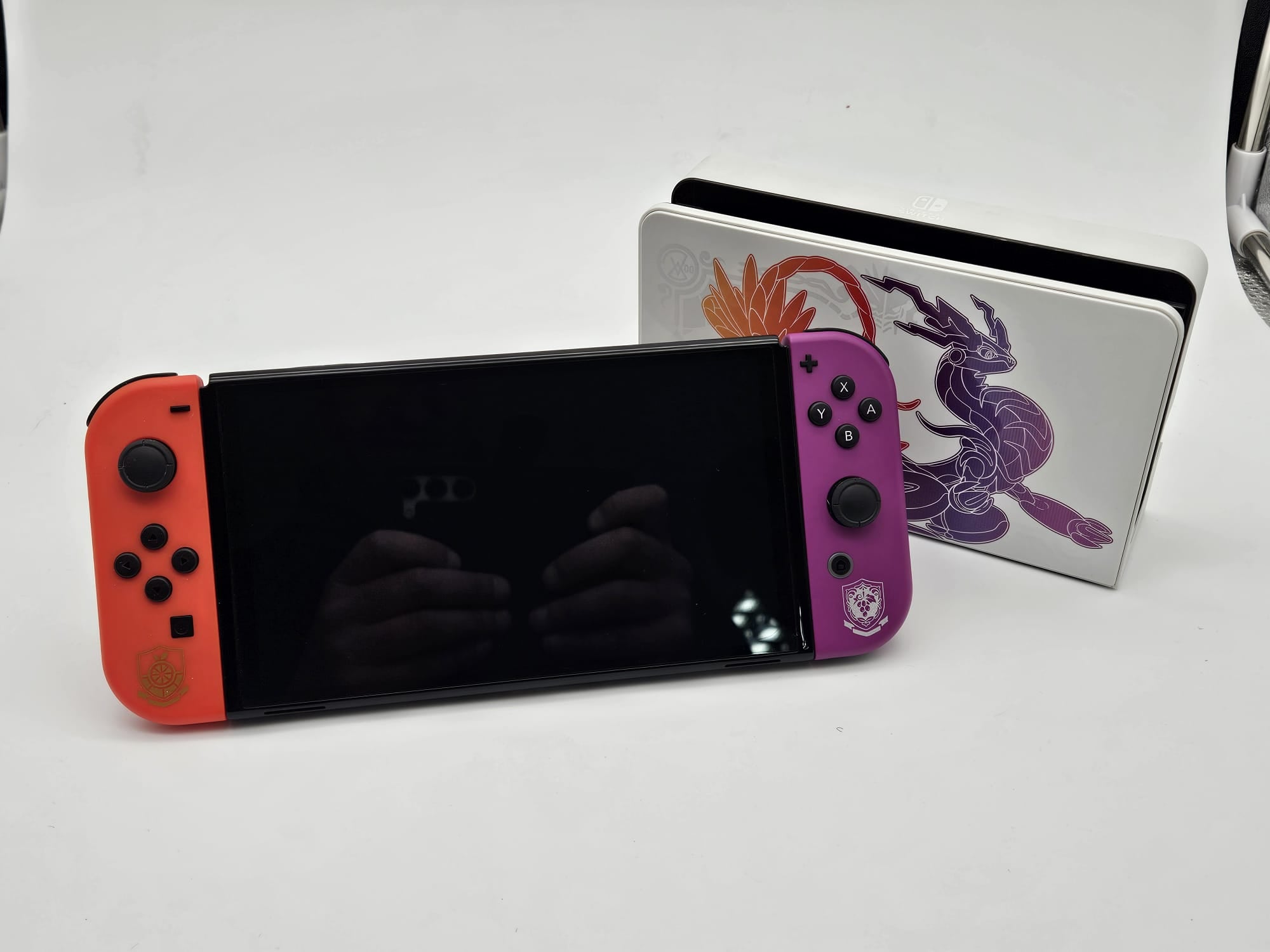 Switch Console, 128GB OLED Pokemon Scarlet & Violet Edition | Cash Switch Console, 128GB OLED Pokemon Scarlet & Violet Edition | Cash