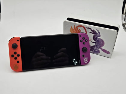 Switch Console, 128GB OLED Pokemon Scarlet & Violet Edition