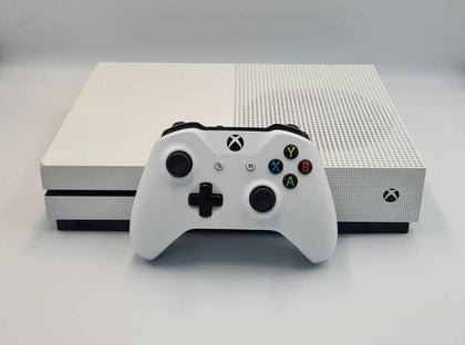 Xbox One S Console - 512GB - White - Includes 1x Controller - Unboxed