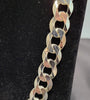 925 Sterling Silver Curb Link Chain - 26" Length - 95.07G - Brand New