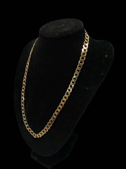 9ct Yellow Gold Curb Chain Necklace - 30.36 Grams - 20