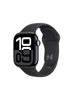 Apple Watch Series 10 - 42mm - GPS - Jet Black Aluminium Case - Black Sport Band - S/M