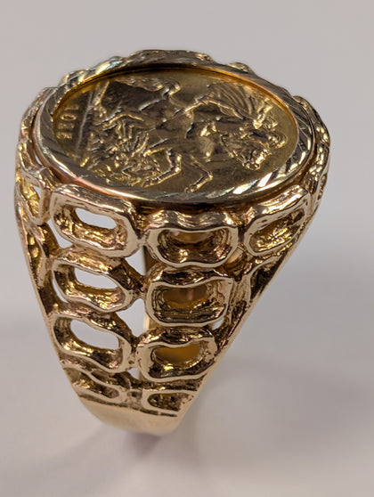 1915 Half Sovereign Ring