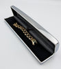 375 9CT HALLMARKED, YELLOW GOLD, CHILDS BELCHER BRACELET, 6",37.57G, BOXED