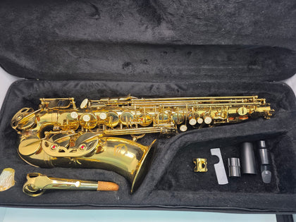 Artemis A1 Alto Saxophone AL88951 Gold & Case - FULLY  TESED - FREE P&P
