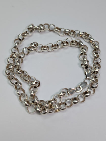 Silver Belcher 20” Chain