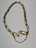 9ct Gold Figure Of Eight Bracelet With Safety Chain