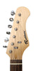 Rockburn Stratocaster Guitar - Black/White with soft case COLLECTION ONLY
