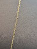 9ct Yellow Gold Cross and Thin Chain - 18" - Cross approx. 1" 1.6g