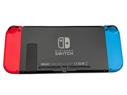 Nintendo Switch Console - Neon Red/Blue with 3 x GAMES