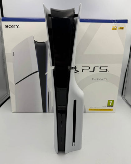 SONY PLAYSTATION 5 SLIM DISC EDITION, 1TB, WHITE, WITH WHITE CONTROLLER, BOXED